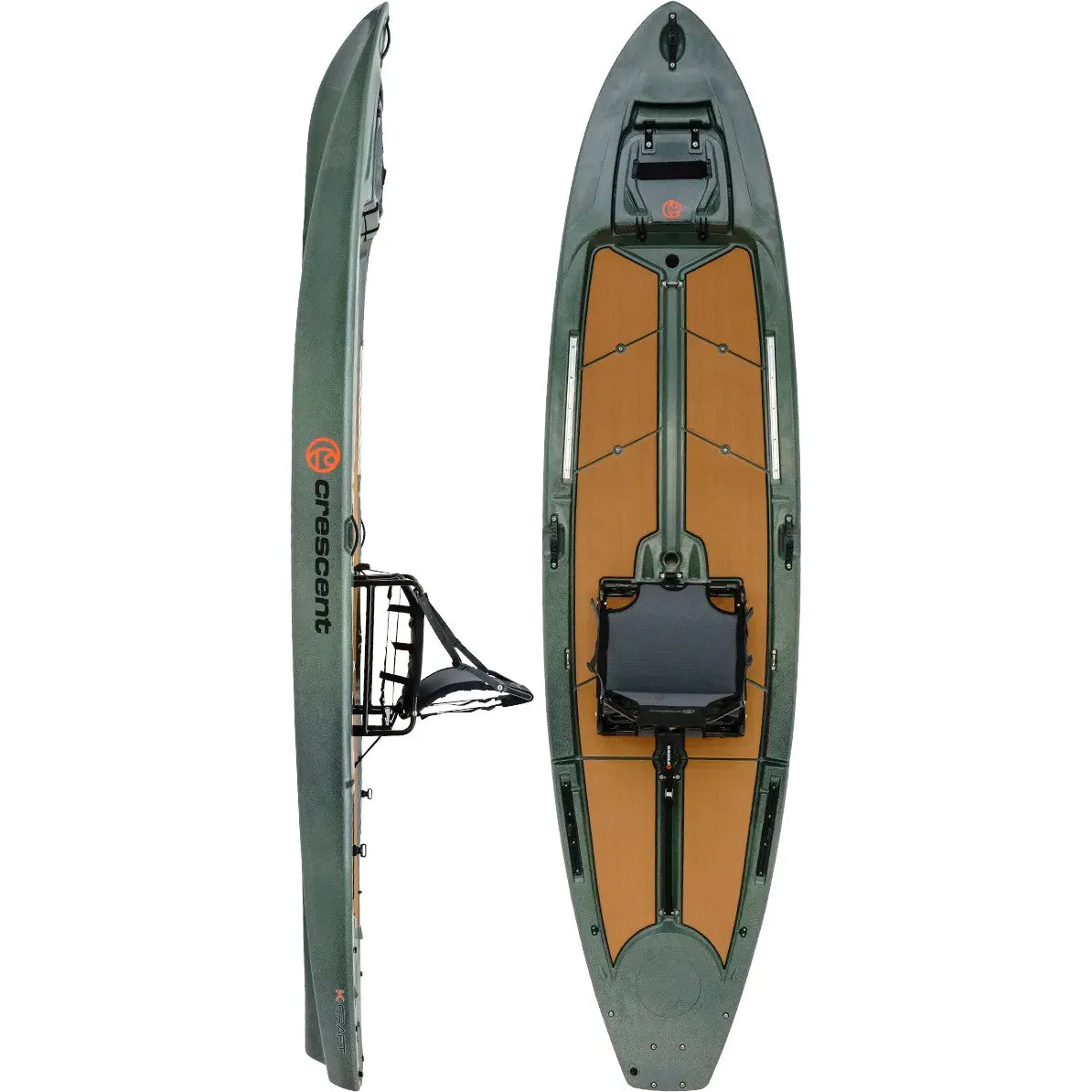 11' 10" Crescent Kayak K-Craft Hybrid Kayak, SUP & Skiff