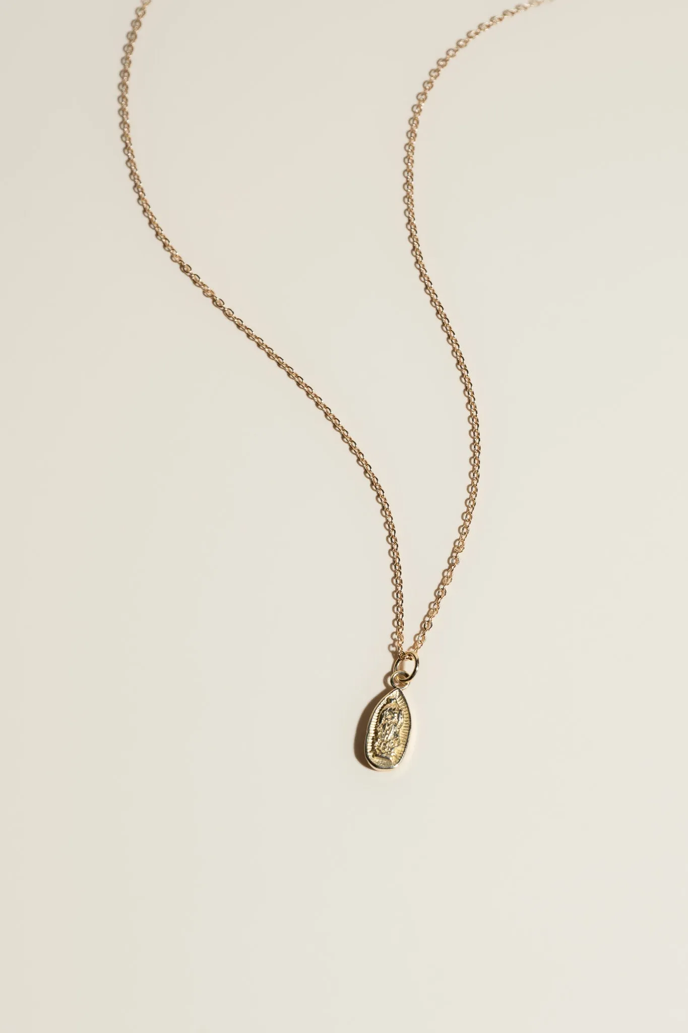 14K Mini Guadalupe Necklace