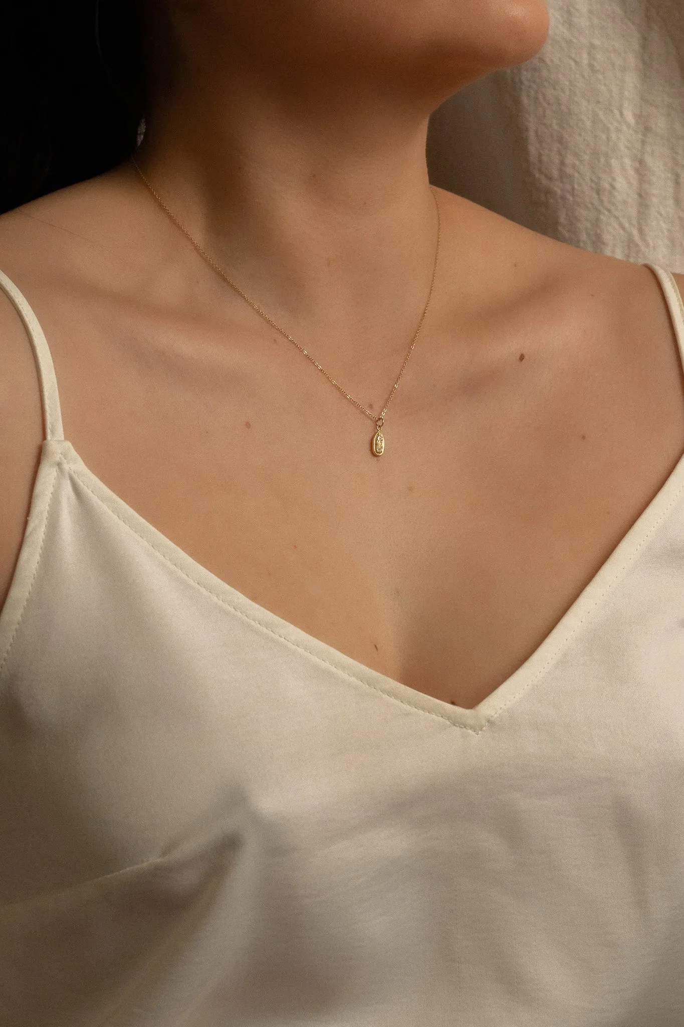 14K Mini Guadalupe Necklace