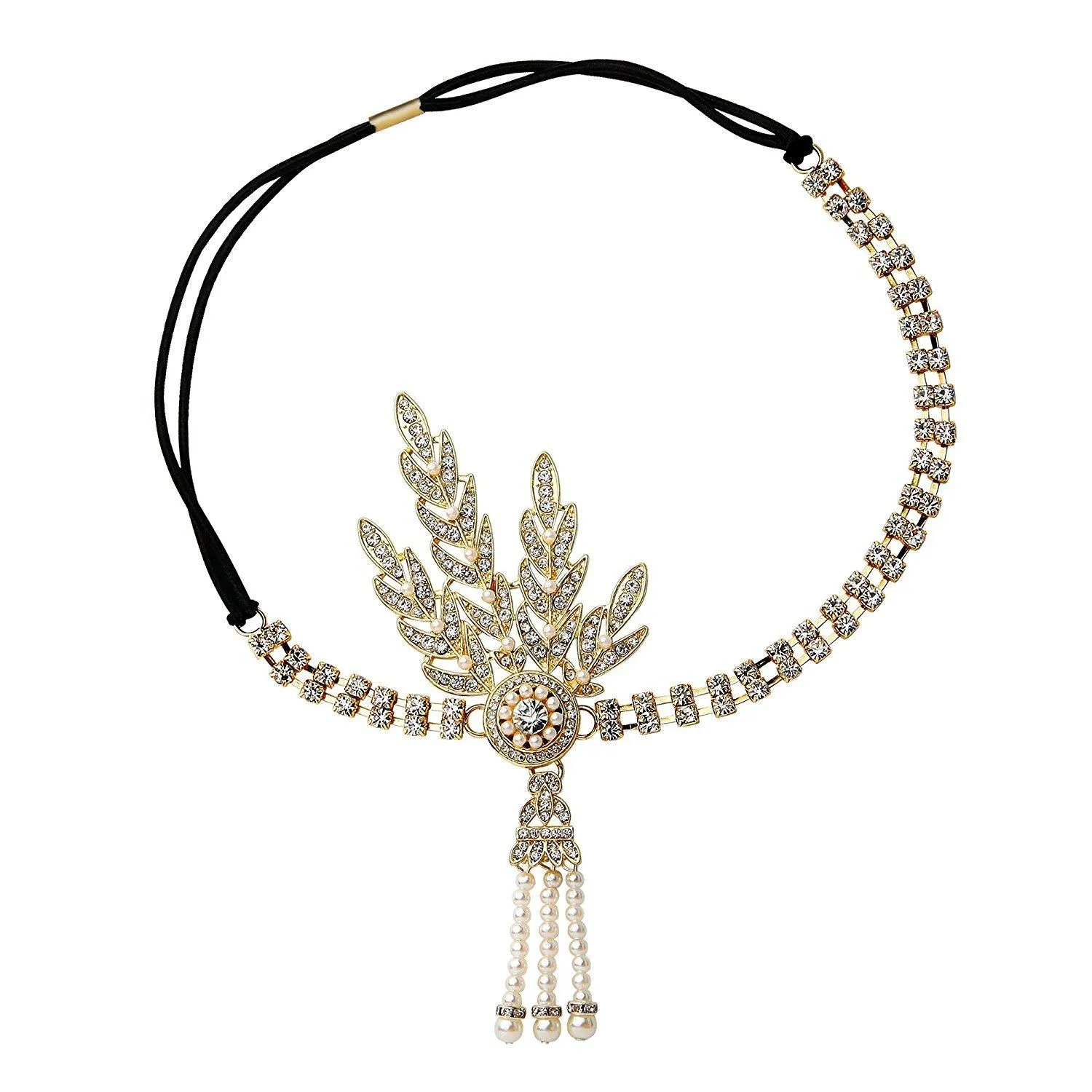 1920s Great Gatsby Inspired Flapper Headband for Party|JaosWish