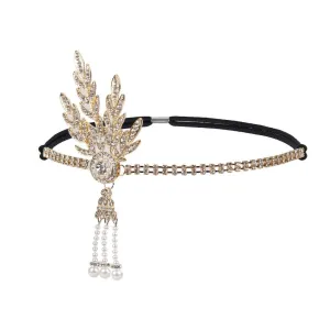 1920s Great Gatsby Inspired Flapper Headband for Party|JaosWish