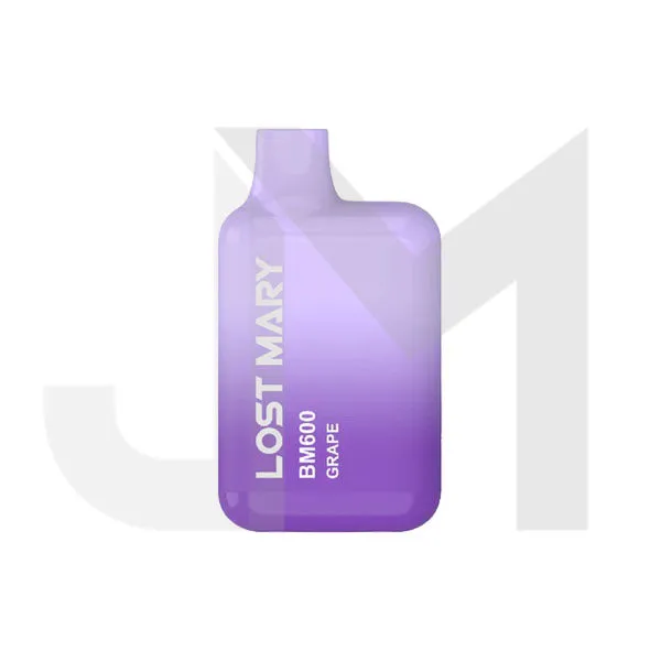 20mg Lost Mary BM600 Disposable Vape Device 600 Puffs
