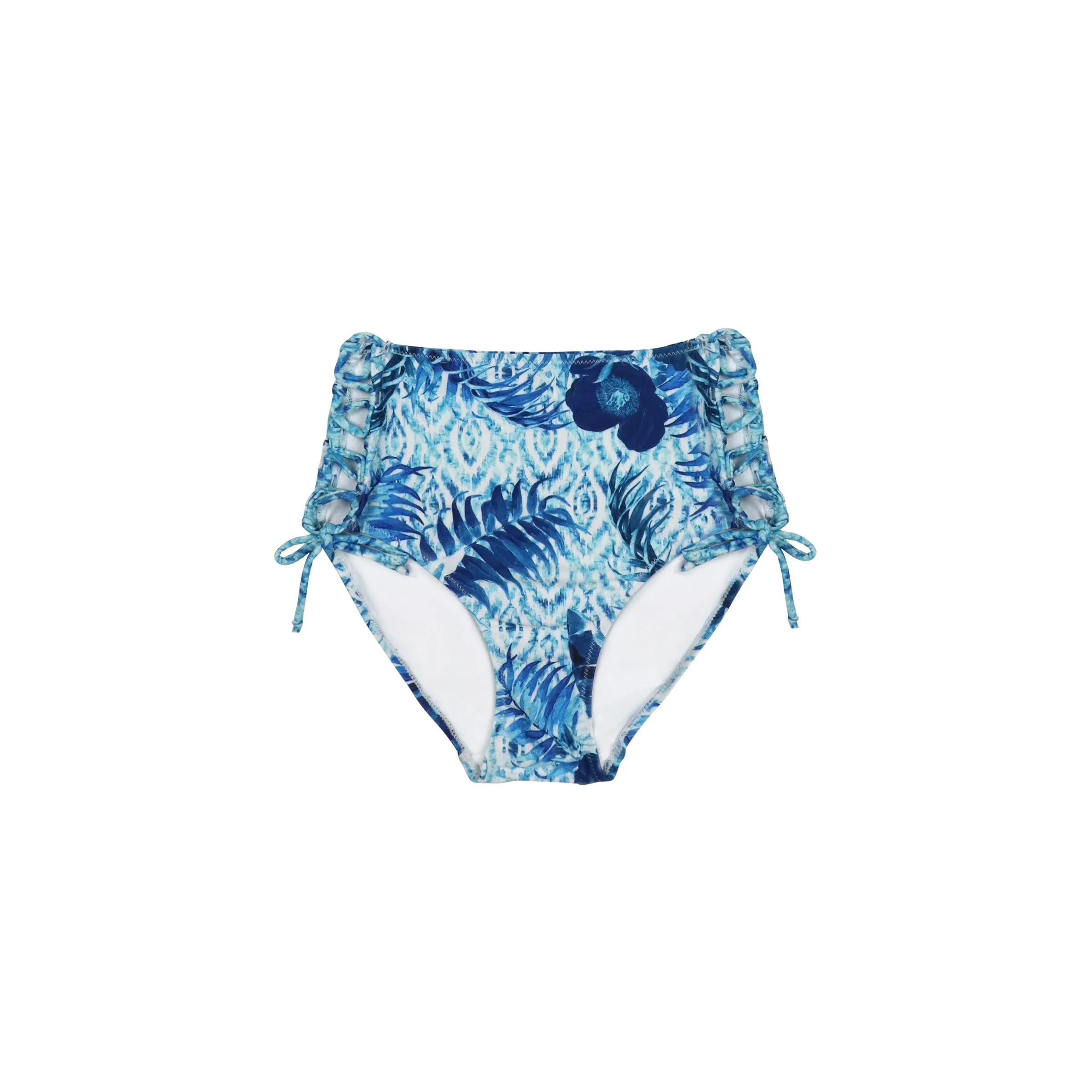 294 Blue Lagoon Lace up High Pant
