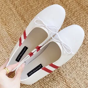 ADVBRIDGE  -  Elegant Butterfly-knot Mary Jane Shoes Soft Bottom Flat Heel Summer Women Sandals Fashion Simple Comfortable Non-slip Sneaker