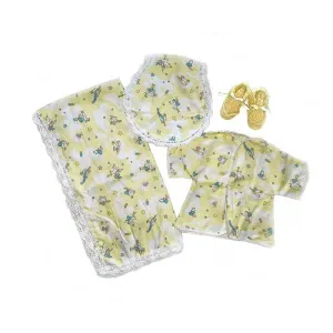 Baby Blanket Stork Girl Gift Set