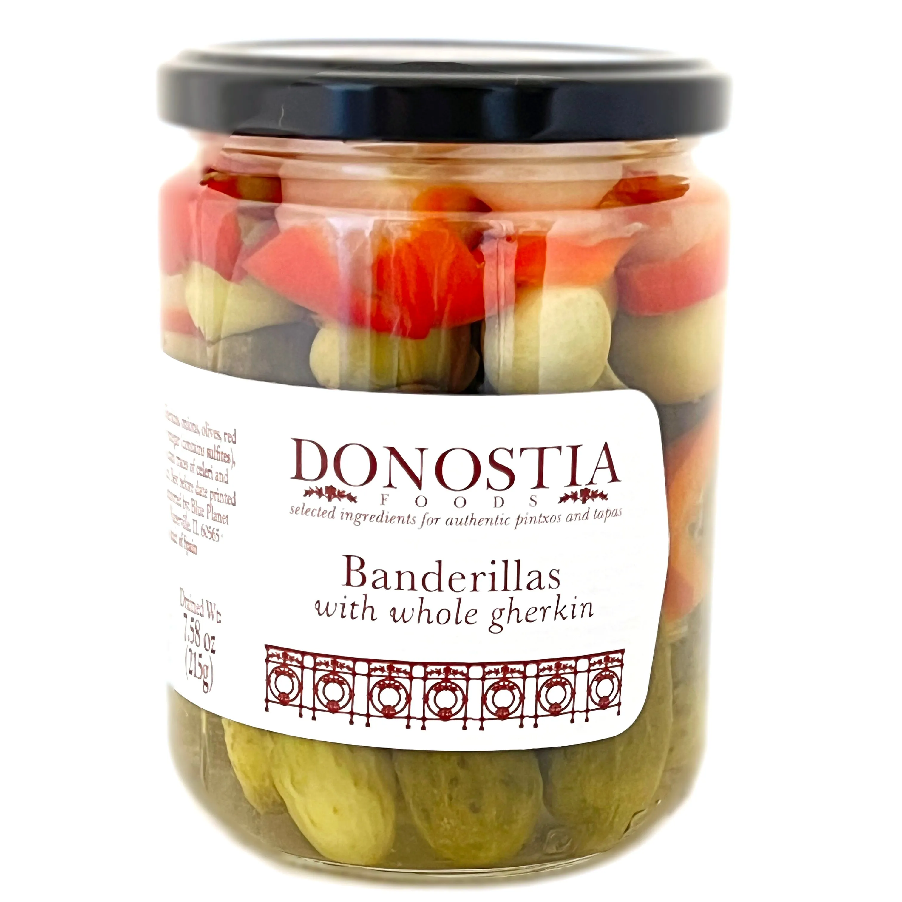 Banderillas with Whole Gherkin