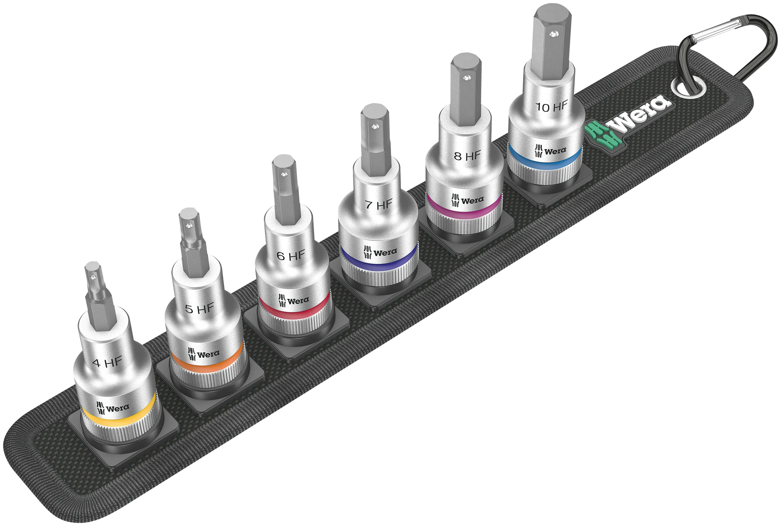 Belt C 2 Zyklop In-Hex-Plus bit socket set with holding function, 1/2" drive