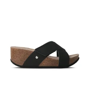 Benicasim Mat Black Sandal