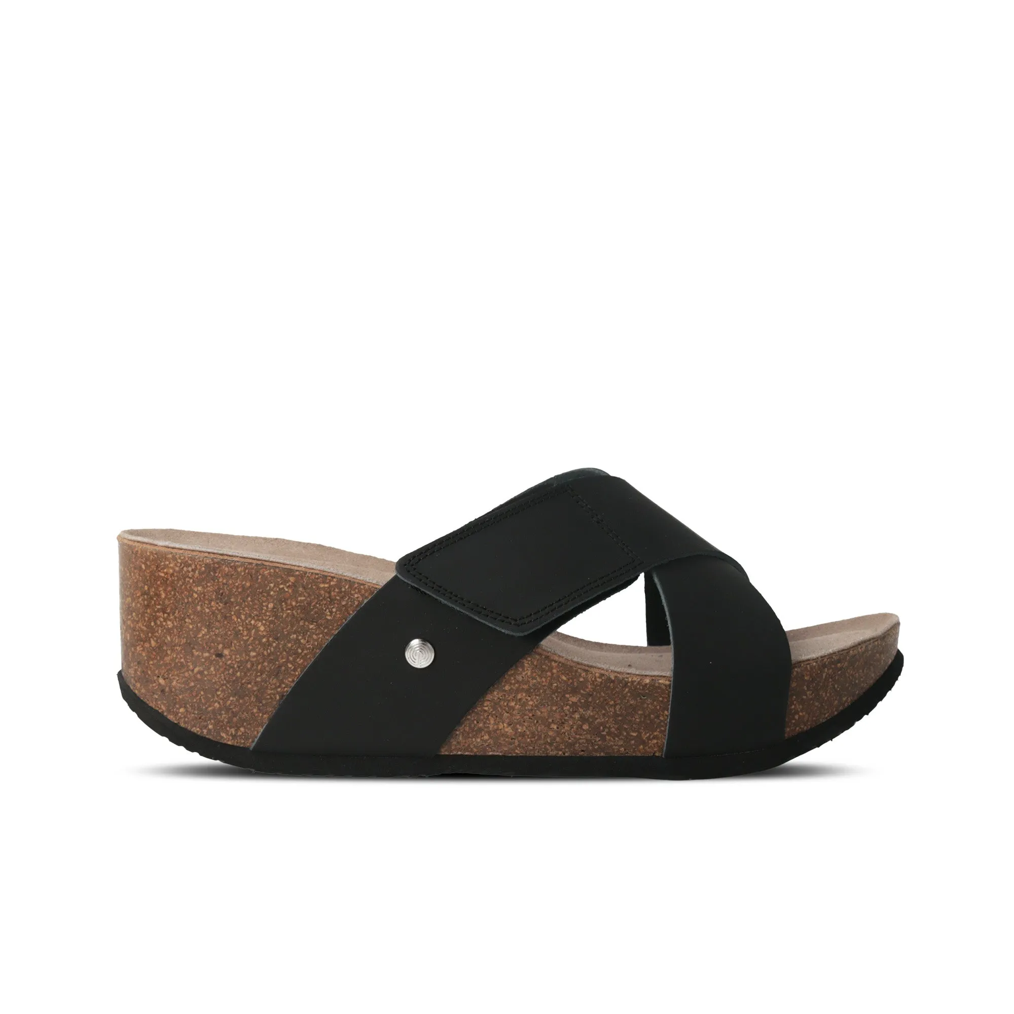 Benicasim Mat Black Sandal