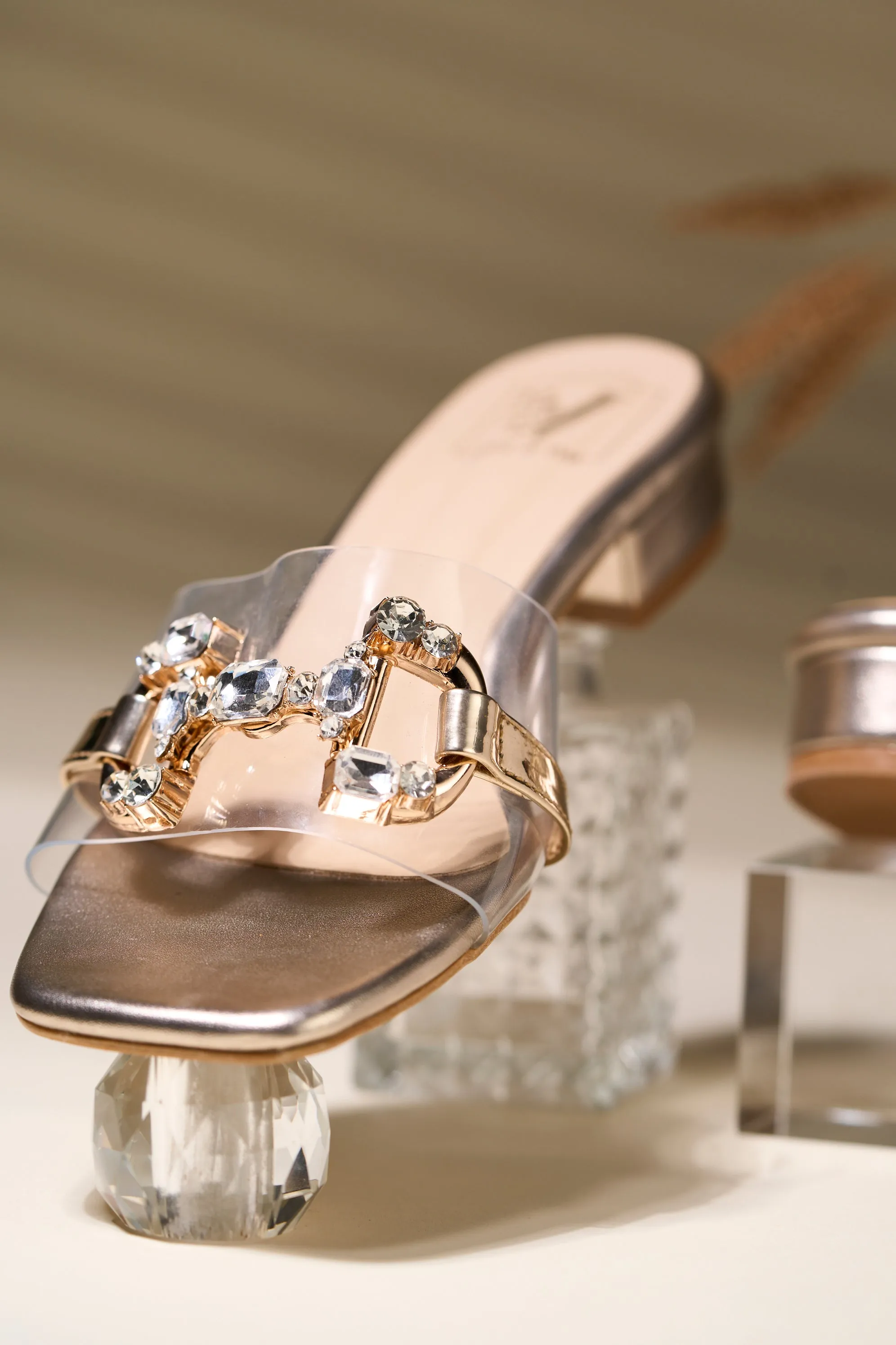 Bianca Gold Heels