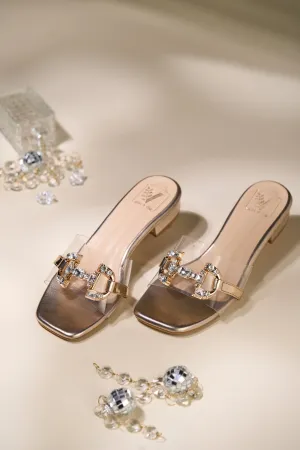 Bianca Gold Heels