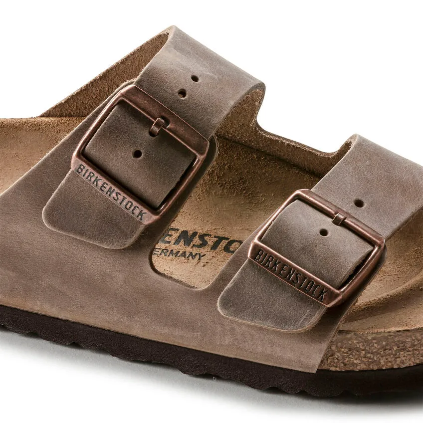 Birkenstock Arizona Oiled Leather Tobacco Brown