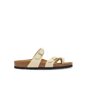 Birkenstock Mayari Nubuck Leather Ecru Sandals