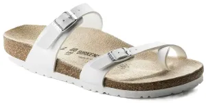 Birkenstock Mayari Sandals - White Birko-Flor | Comfortable Cork Footbed