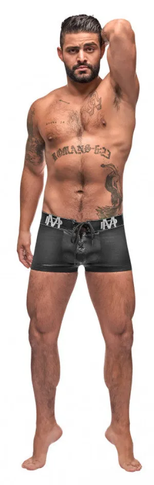 Black Ice Lace Up Short - Large