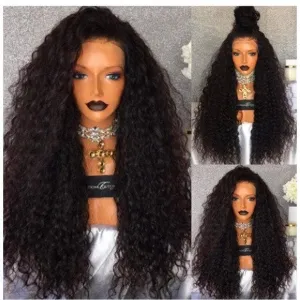 Black Wigs Afro Curly Wigs Lace Front Wig