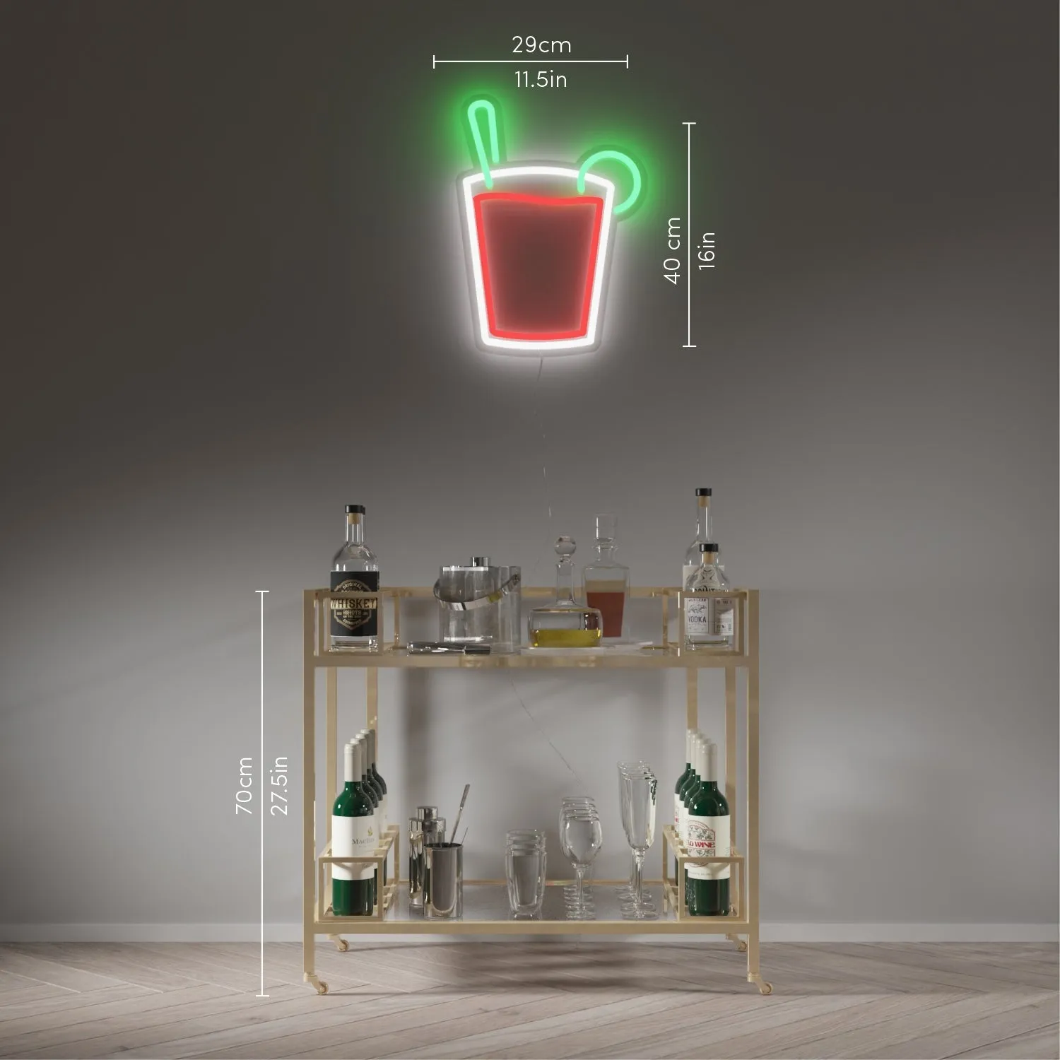 Bloody Mary - LED neon sign