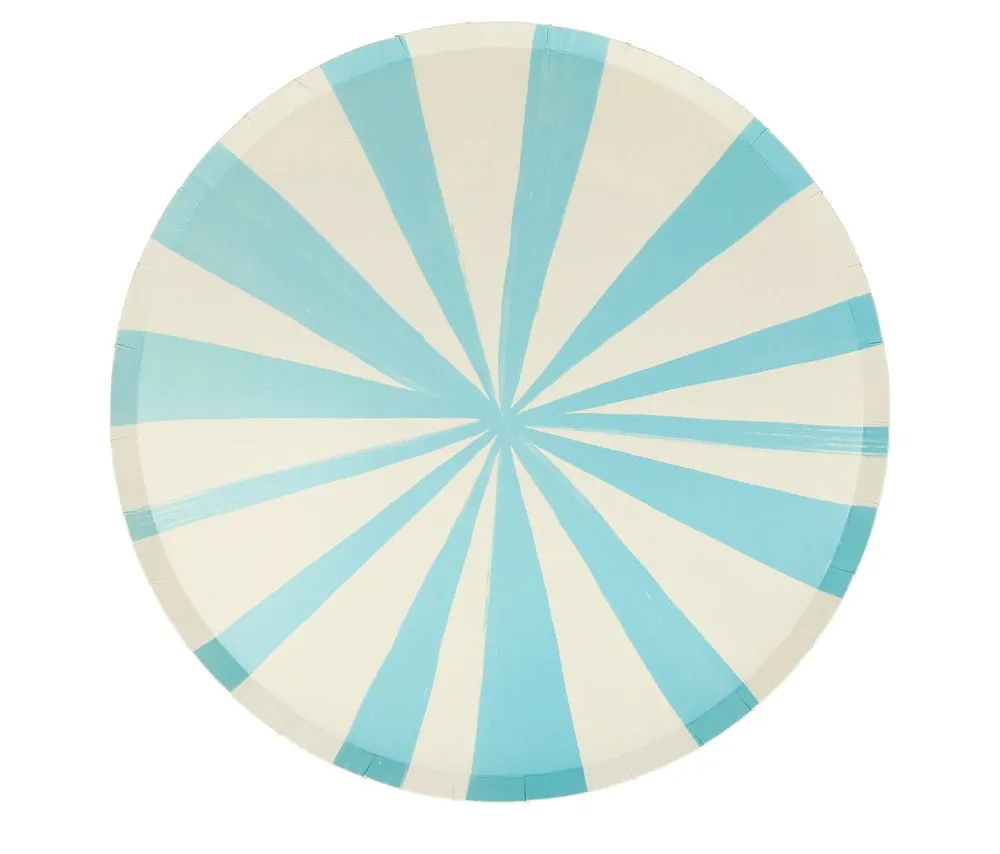 Blue Stripe Dinner Plates