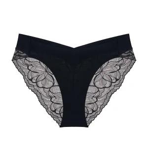 Body Make Up Illusion Lace High Leg Brief