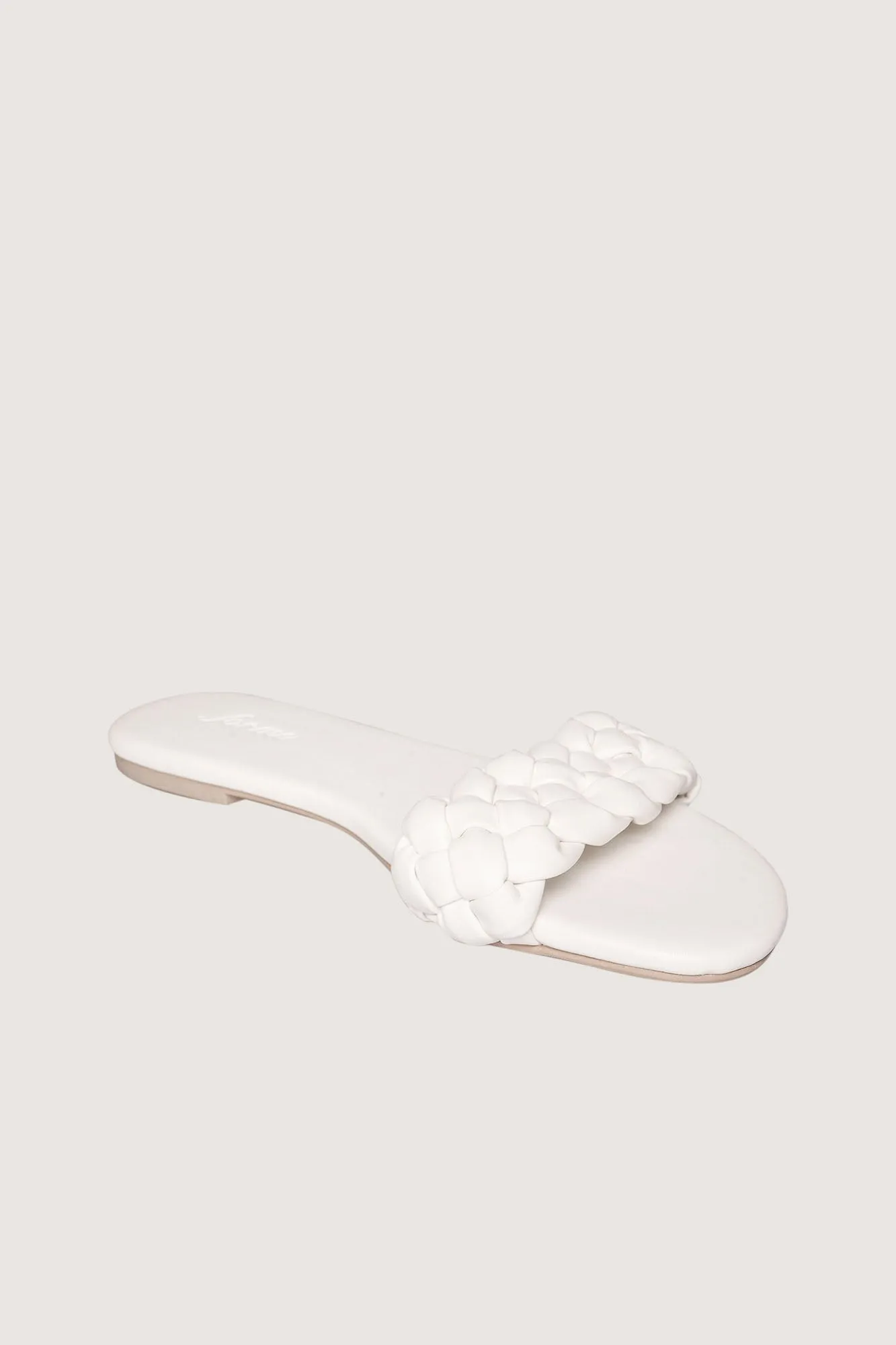 Braided Strap Slide Sandals