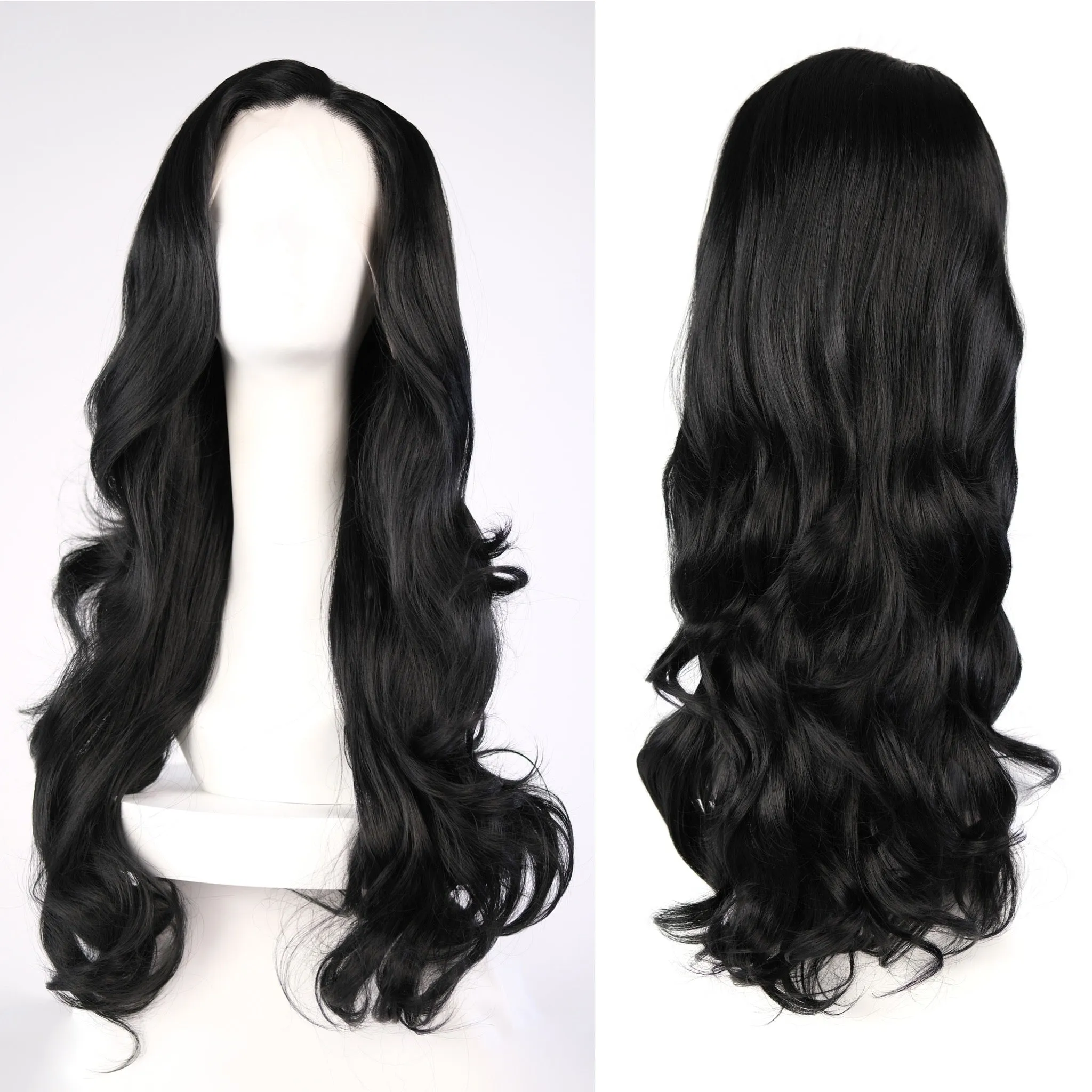 Bridgett Black Synthetic Lace Front Wig