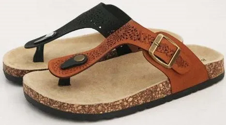 Brown Bamboo Sandals