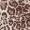Brown Leopard Print Long Sleeve Ruched Mesh Mini Dress