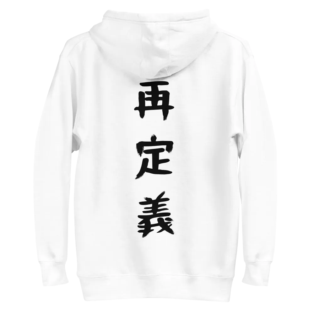 Calligraphy Hoodie White