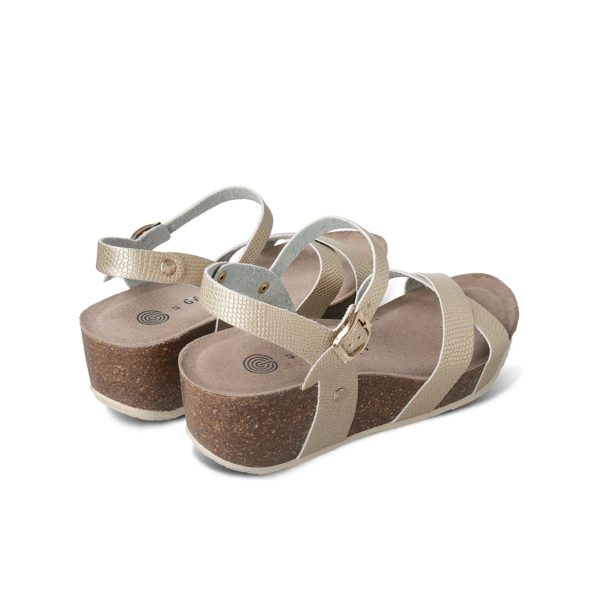 Camille Gold Sandal