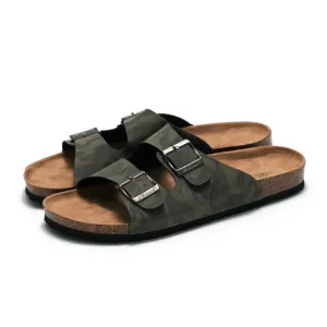 Camouflage Cork Sandals for Youth