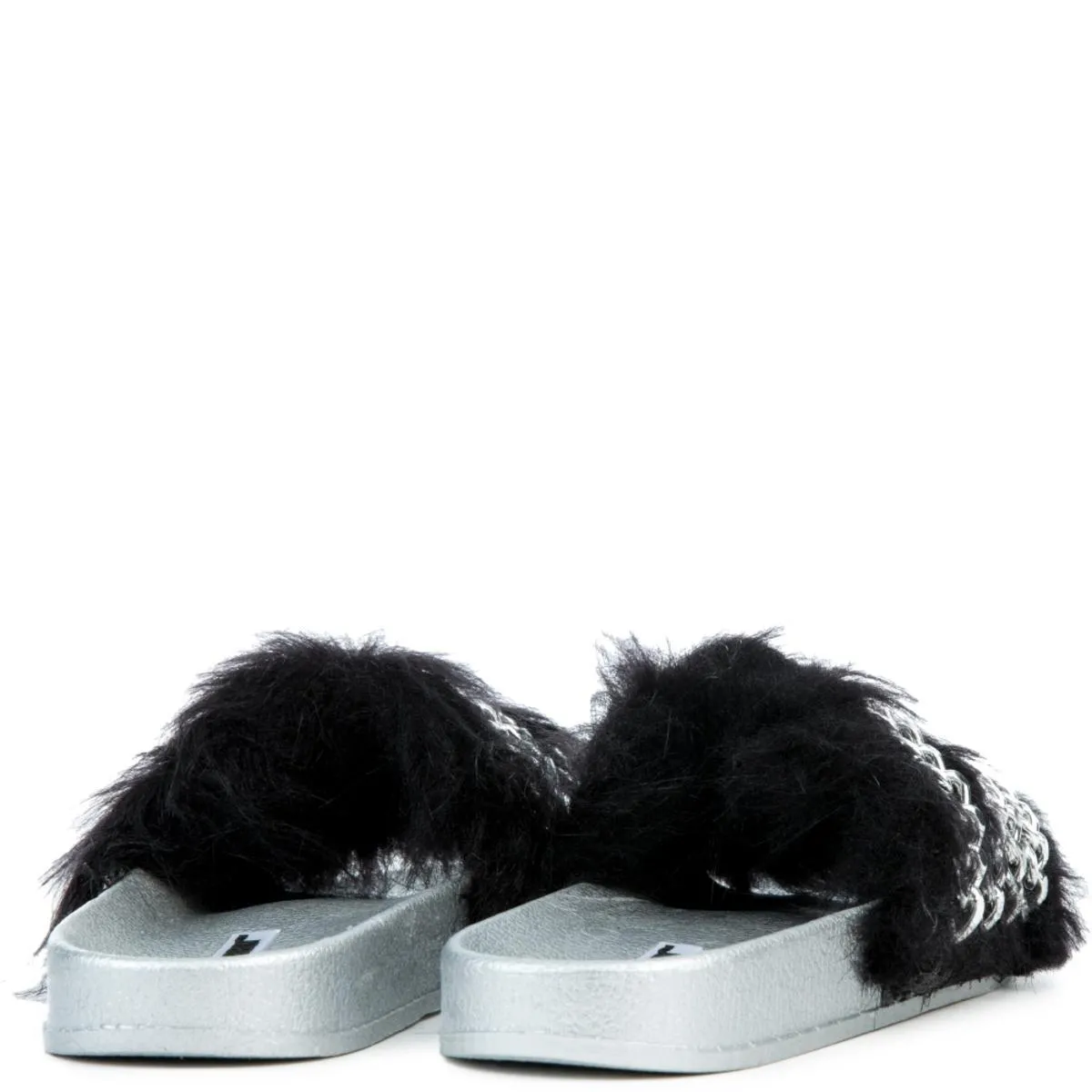 Cape Robbin Moira-73 Silver Slides Silver