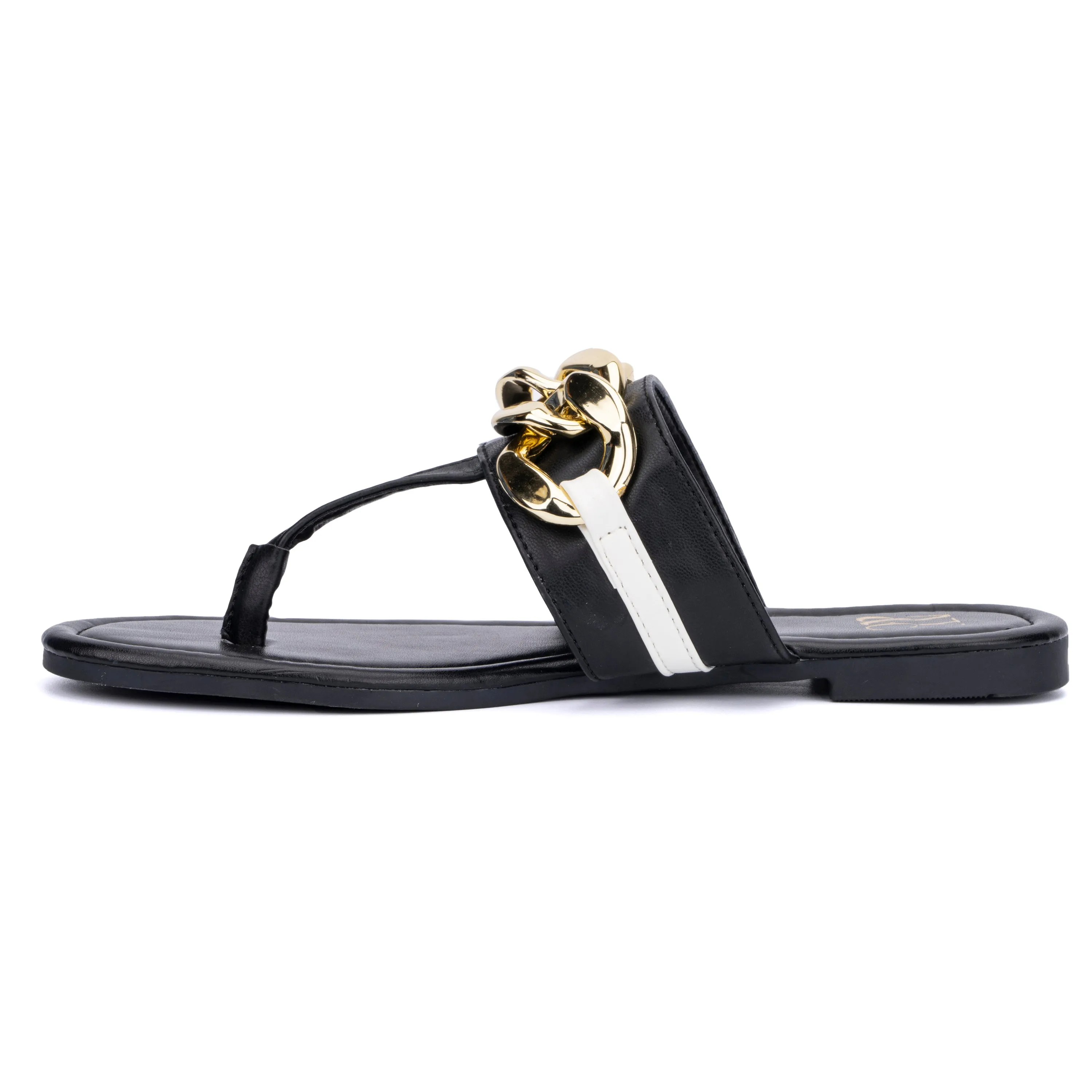 Cassandra Gold Chain Sandals