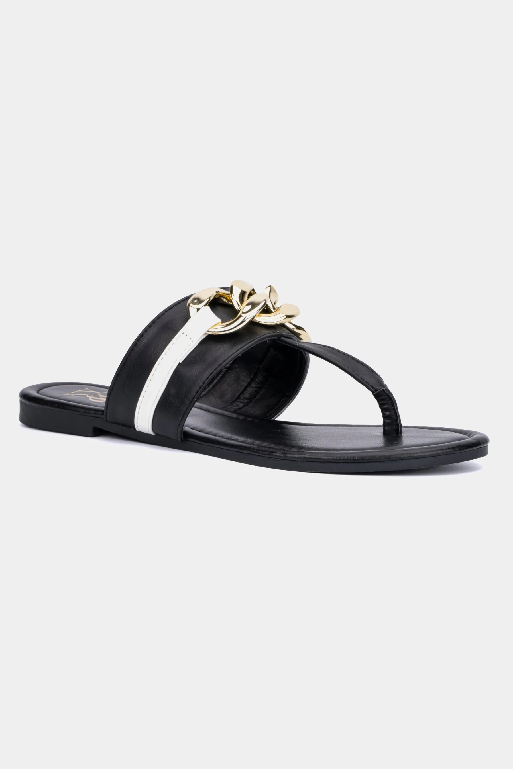 Cassandra Gold Chain Sandals