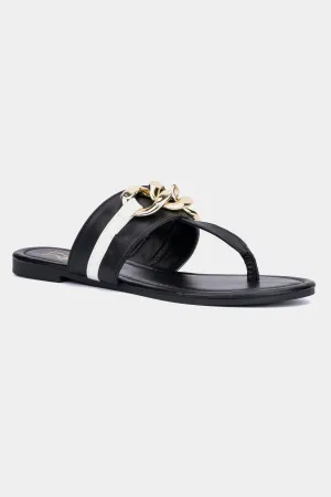 Cassandra Gold Chain Sandals