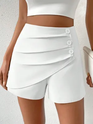 Cherry Vibes: Pantalones Cortos Raffinéa para Mujer en