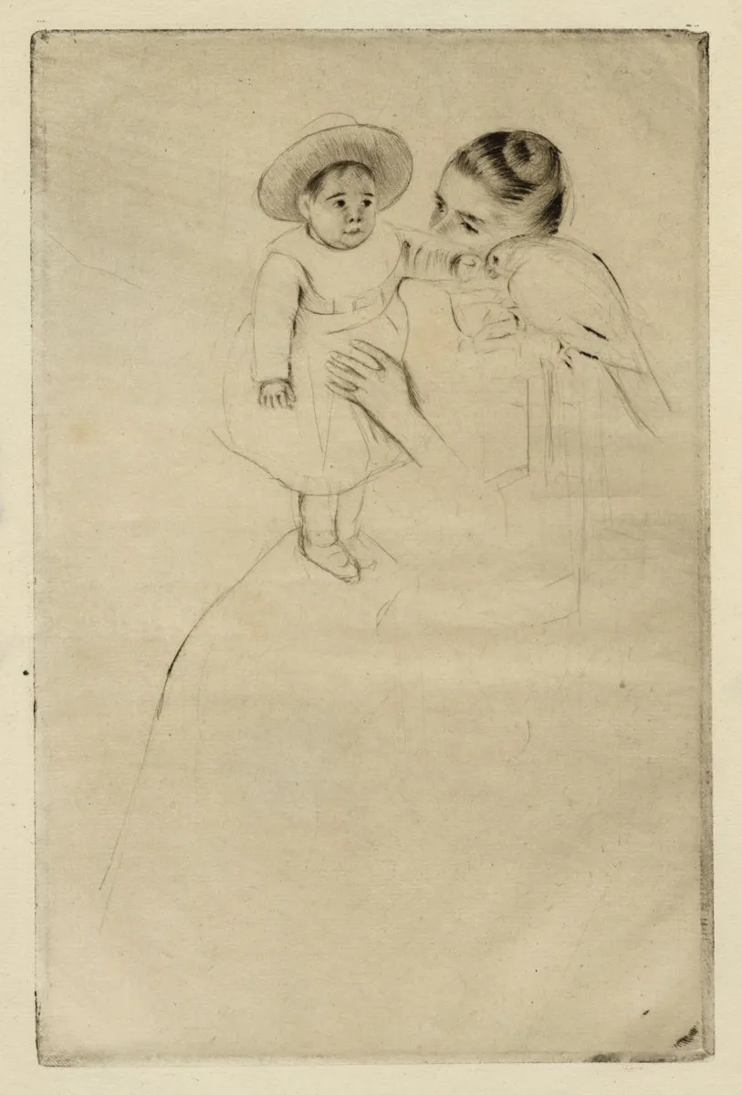 Child with a Parrot