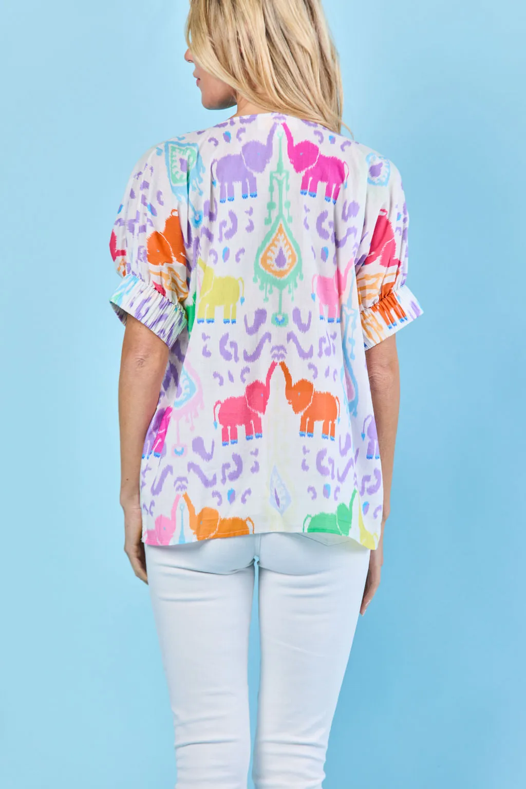 Chloe Blouse in Confetti Trunk Show