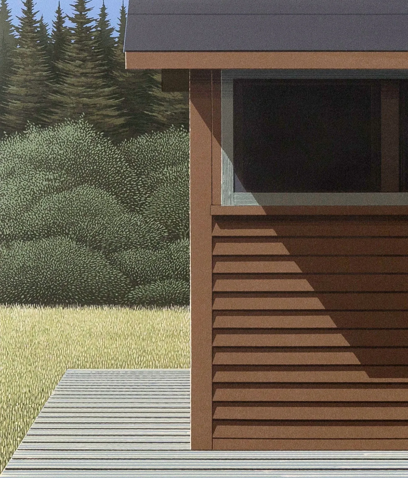 CHRISTOPHER PRATT "SUMMER" SERIGRAPH, 1987