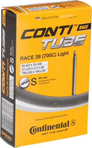 Continental Light 700 x 20-25mm 80mm Presta Valve Tube
