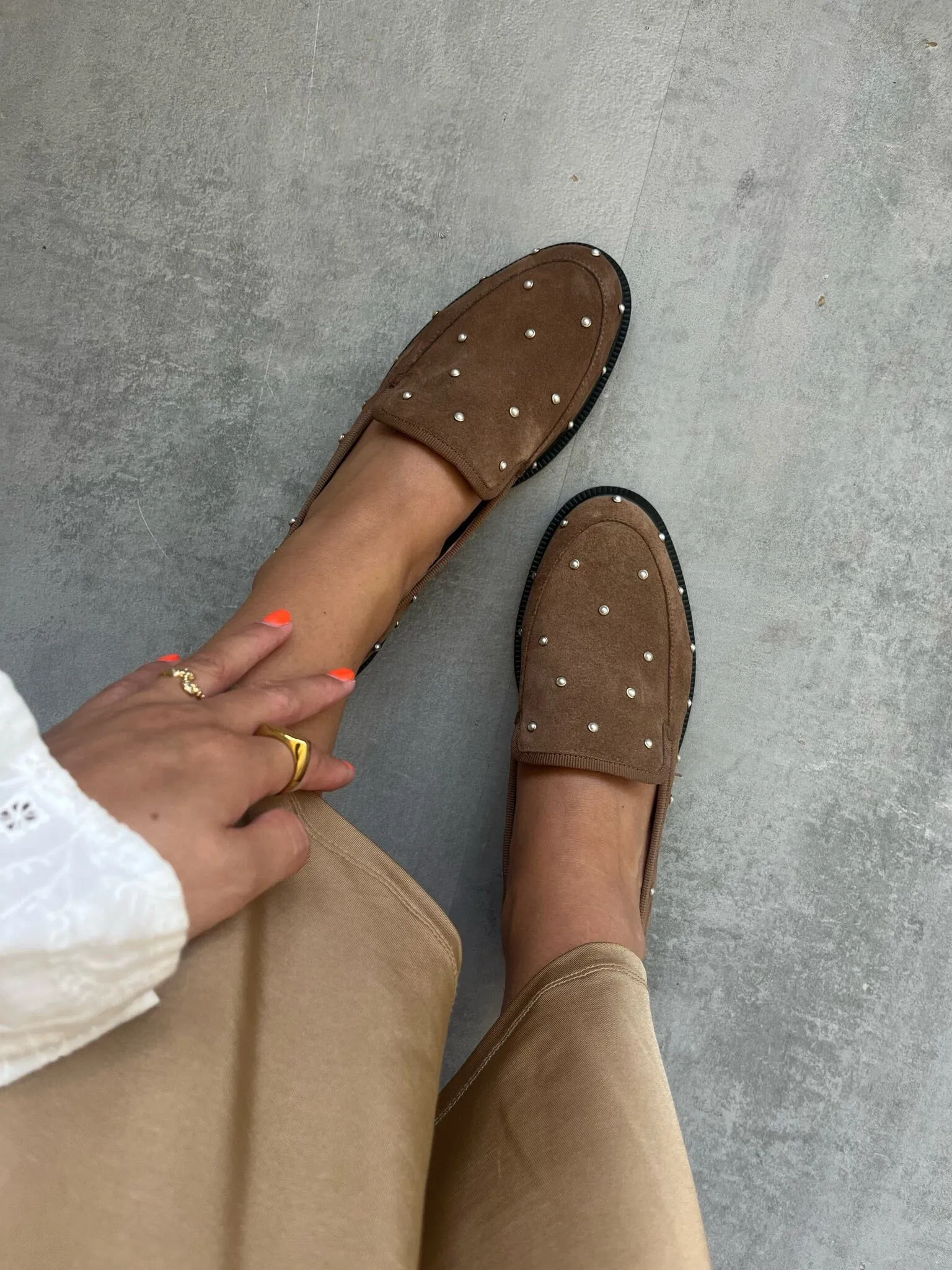 Copenhagen Shoes - Pearl Lovers Suede - 0133 Cappuccino