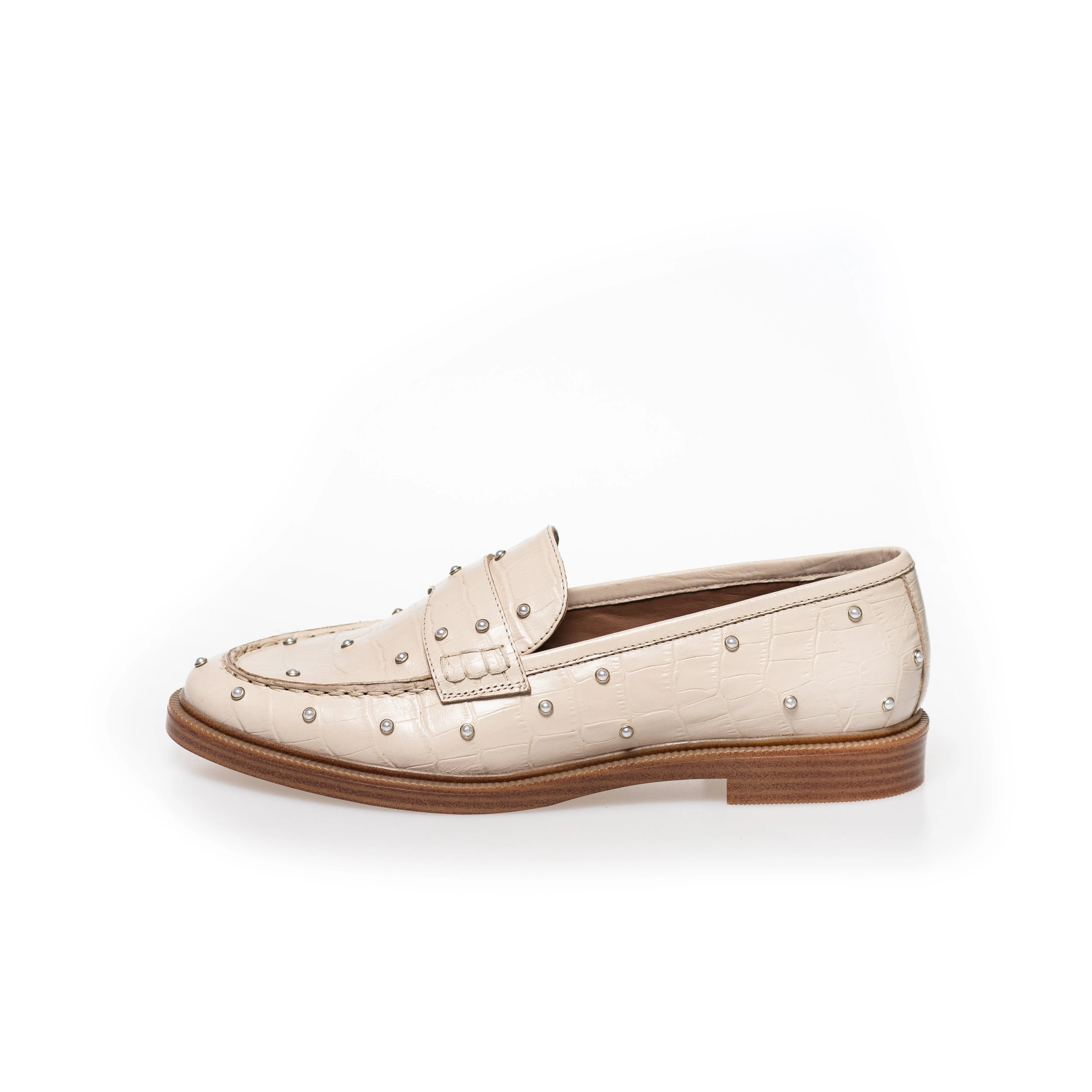 Copenhagen Shoes - The Pearl Shoe Beige - 00089 Grey Morn (Beige)