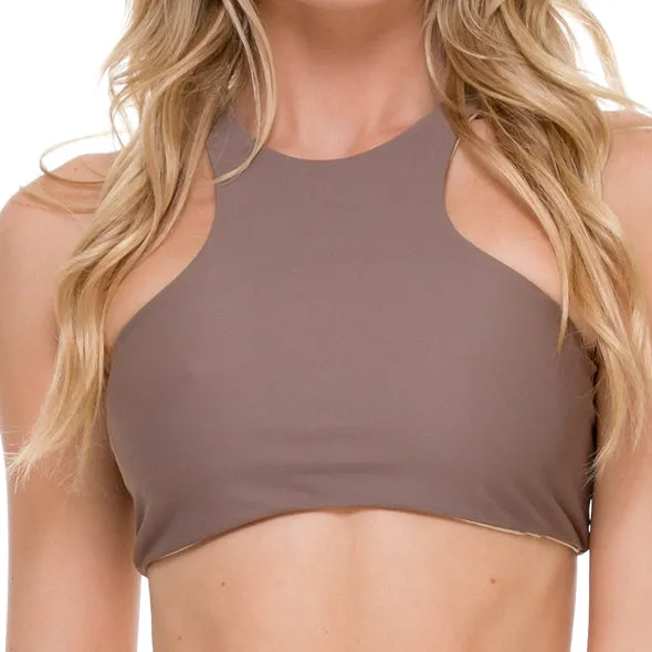 COSITA BUENA - High Neck Sporty Bra-WHC