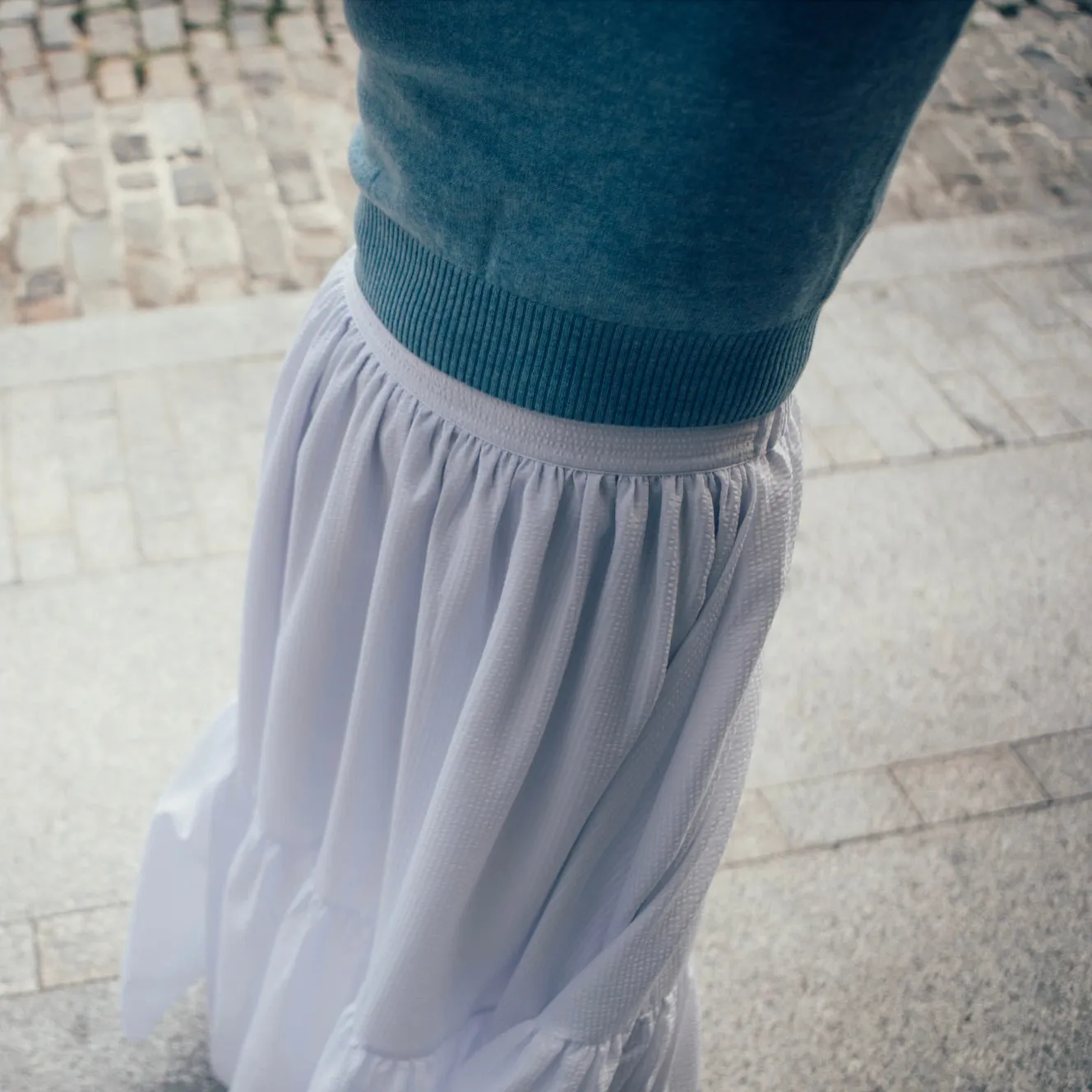 Cote D’Azur Peasant Skirt