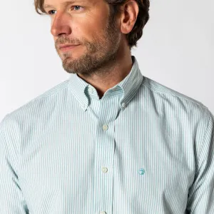 Cotton Oxford Sport Shirt - Collins Stripe
