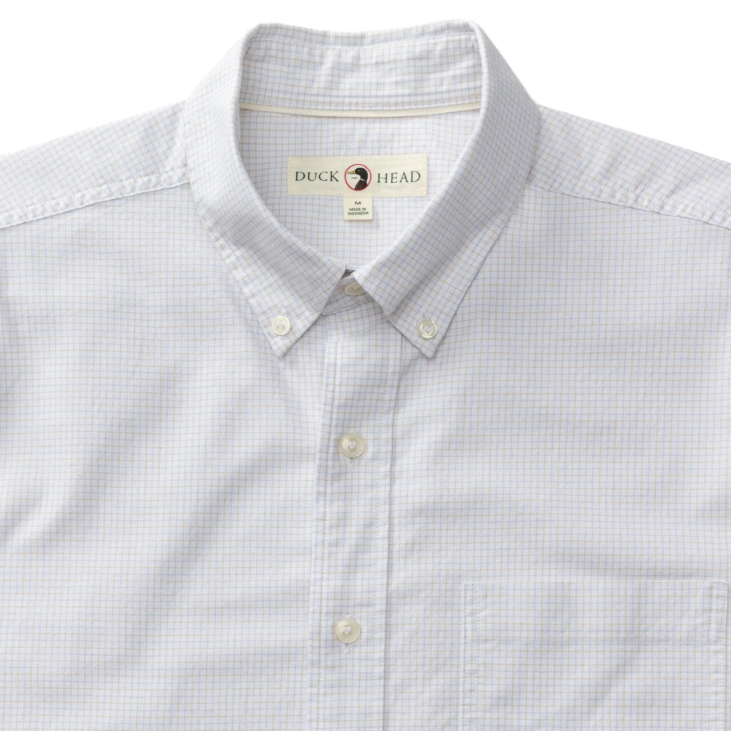 Cotton Oxford Sport Shirt - Mason Plaid