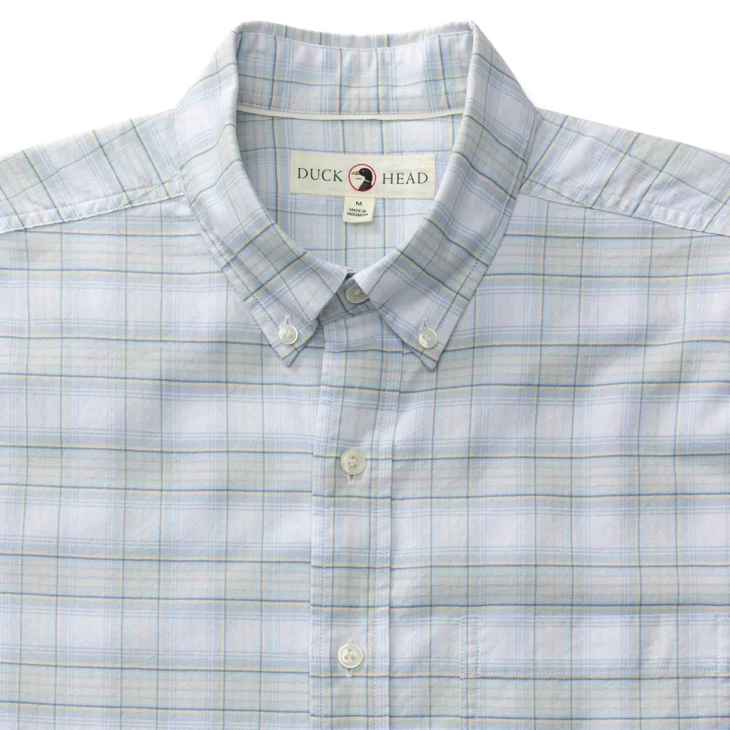 Cotton Oxford Sport Shirt - Raney Plaid