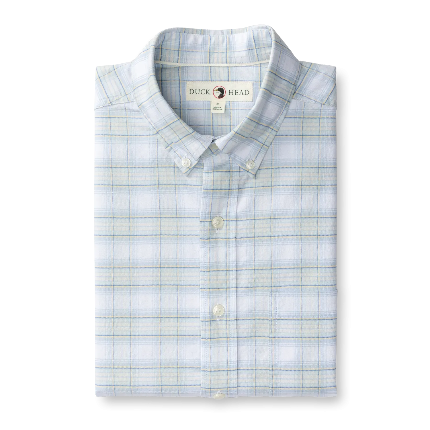 Cotton Oxford Sport Shirt - Raney Plaid