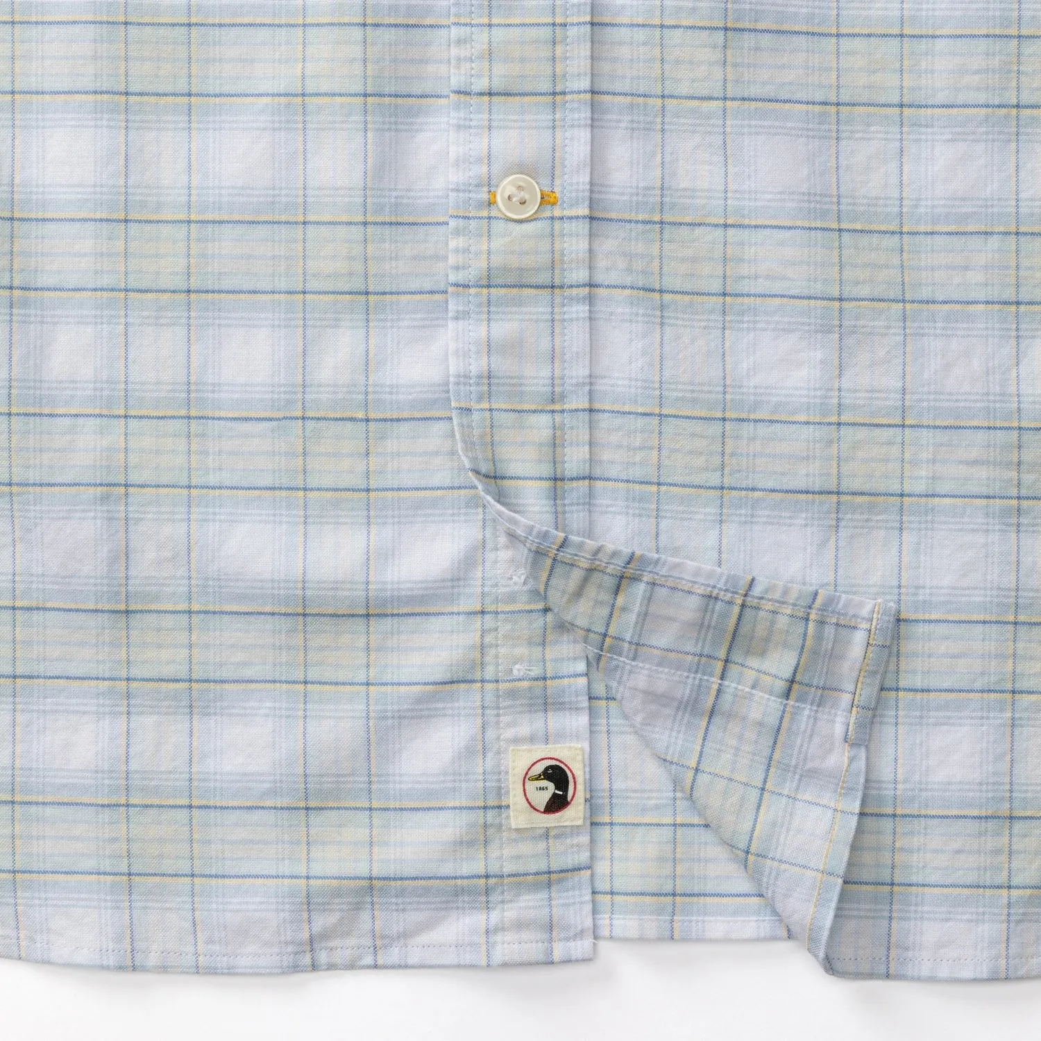 Cotton Oxford Sport Shirt - Raney Plaid
