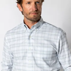 Cotton Oxford Sport Shirt - Raney Plaid