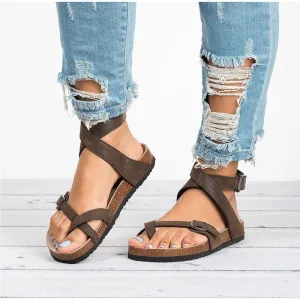 Cross Strap Sandals for Women | Comfortable, Adjustable Fit, Durable Materials, Ideal for Summer Wear